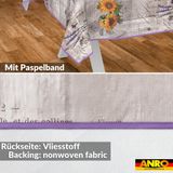ANRO Tafelkleed Provence Grijs 240x140cm