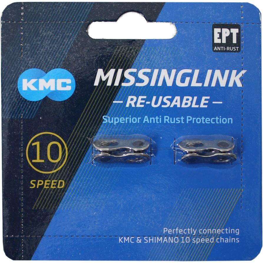 KMC CL-559-EP2-R Chain Lock Link 10-speed, silver