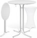 Casaria Bartafel - Inclusief Hoes - Inklapbaar - 80x110cm - Metaal - Wit