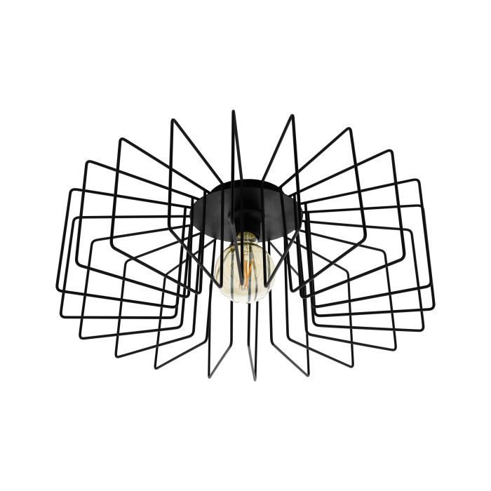 EGLO Tremedal Plafondlamp - Zwart - E27 - Ø 56 cm