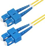 StarTech.com 1m SC naar SC OS2 Single Mode Duplex Glasvezel Kabel