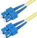 StarTech.com 1m SC naar SC OS2 Single Mode Duplex Glasvezel Kabel