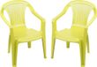 Sunnydays Chaise haute - 2x - vert - plastique