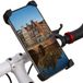 Opline KING mobiele houder voor fiets of motorfiets | Motorola Moto G9 Play | Zwart
