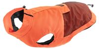 Record - Winddichte regenjas voor honden, comfortabel, met elastische beenbanden en verstelbare halsuitsnijding, XL, oranje, ruglengte 50 cm