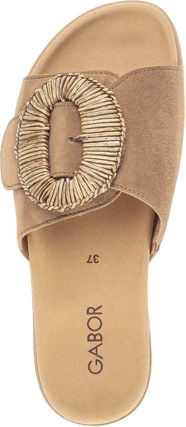 Gabor 83.742.14 Slippers Bruin Suede Dames - Bruin - 41