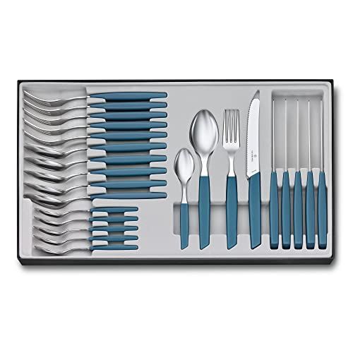 Victorinox Swiss Modern Bestekset - 24-delig - Pastel Blauw