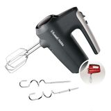 Russell Hobbs handmixer (elektrische bakgarde, 5 snelheden + turbomodus, vaatwasmachinebestendige chromen kloppers en deeghaken, 350 W piekvermogen) Desire Matte Charcoal 27141-56
