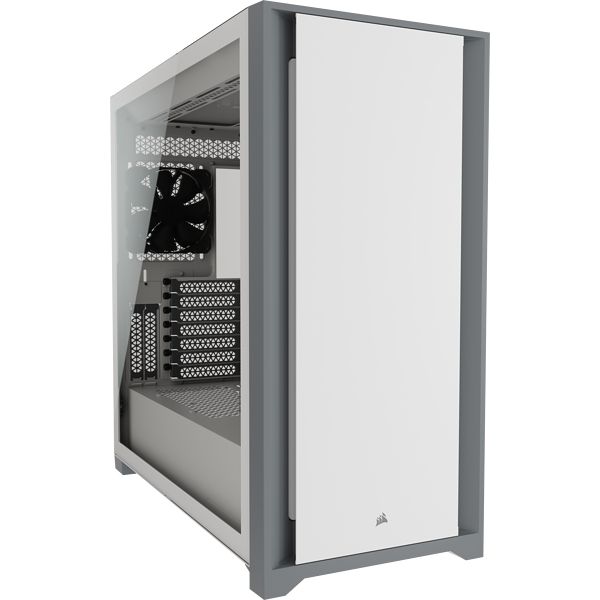 Corsair 5000D Tempered Glass Midi Tower - White
