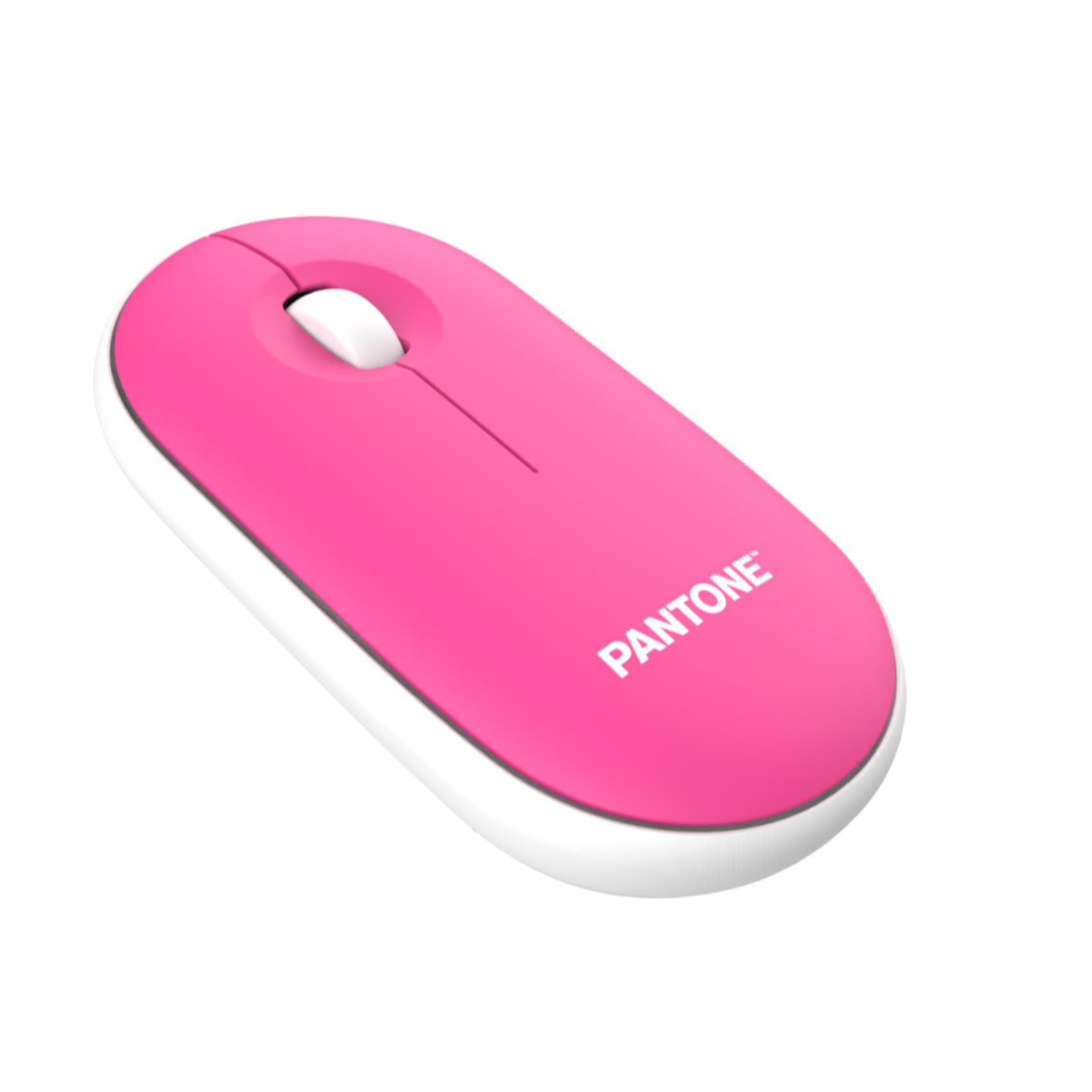Celly PT-MS001P1 - Draadloze muis - 1200 DPI - Roze/Wit - Rechtshandig