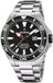 Festina F20663/3 Montre Homme - Verre Minéral - Acier Inoxydable/Acier - Argenté - Ø 45.5 mm - Quartz - Boucle Déployante/Papillon - 20 ATM (plongée)