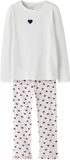 Name it Pyjama Lange mouwen Vrouwen Mauve Morn Gebloemd