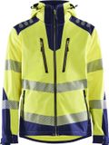 Blaklader Softshell Jack High Vis 4491-2513 - High Vis Geel/Marineblauw - XL