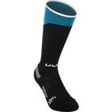 UYN Compression One Hardloopsokken Dames-Zwart,Turkoois, Maat 39-40