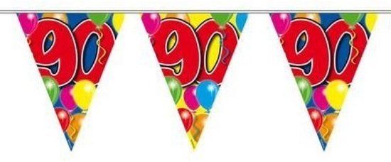 Folat - Vlaggenlijn 90 jaar Ballonnen (10 meter)