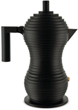 Alessi Pulcina Espressomaker - 6 kops - Zwart