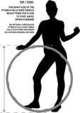 Schildkröt Fitness hoelahoep massage ring 100cm cardio training