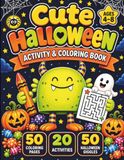 Cute Halloween Activity & Coloring Book