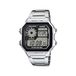 Casio Sports AE-1200WHD-1A Digitaal kwartshorloge voor mannen, grijs/metallic, armband