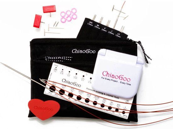 ChiaoGoo TWIST Lace vrws. puntenset 10cm 1.50-2.50mm