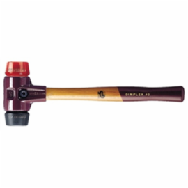 HALDER Kunststofhamer SIMPLEX 50mm rubber/plastic