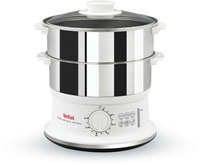 Tefal VC1451 - Stoomkoker - 900W - 2 manden - Wit/RVS