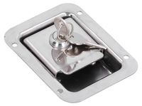 Merkloos Omgoods Deurslot Heavy Duty - Aanhangerslot - Camping Kastslot - Gereedschapskist Slot - Roestvrij Staal - Eenvoudige Installatie