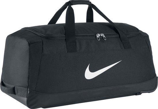 Nike Team Sporttas XXL - Zwart/Wit - 120L - Met Wielen