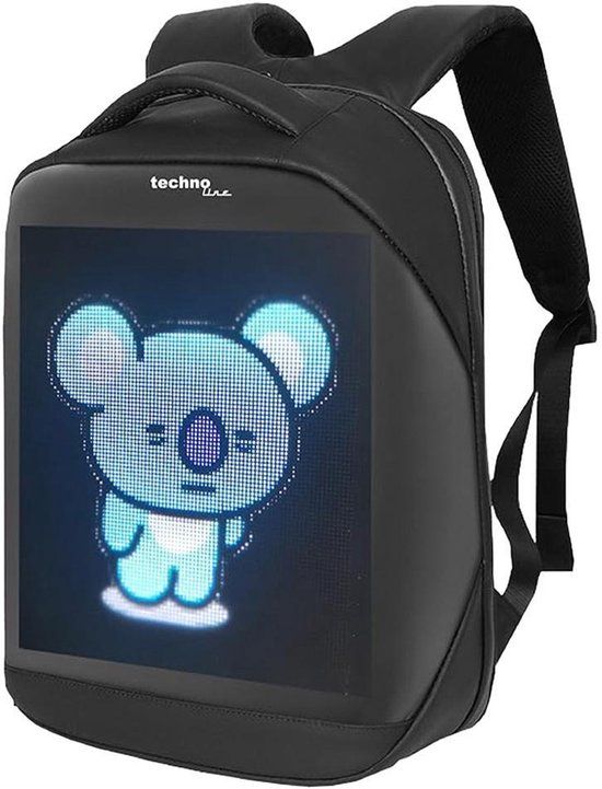Technoline BAG1, Urban, Unisex, 39,6 cm (15.6"), Notebook-vak, Nylon, Thermoplastic polyurethaan (TPU), Zwart