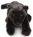 Uni-Toys - Zwarte panter, zittend - 25 cm (lengte) - pluche wild dier - pluche dier, knuffeldier, zwart