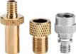Adaptateurs de valve - Jeu de 3 - Presta, Schrader et valve de vélo