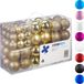Relaxdays Kerstballen - set van 100 - plastic - goud