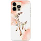 Apple iPhone 14 Pro Max dreamcatcher lune bedrukt siliconen hoesje