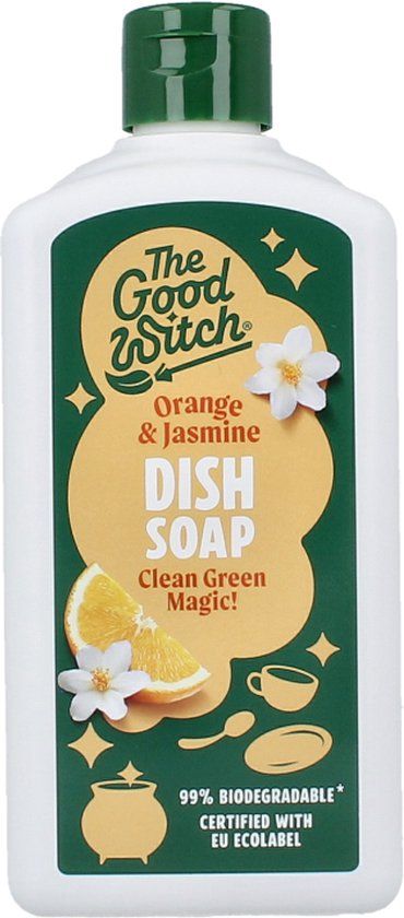 The Good Witch Afwasmiddel sinaasappel jasmijn 500 Milliliter