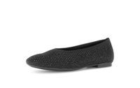 Gabor damesklassieke ballerina's, vrouwen flats, Zwart 47, 38 EU