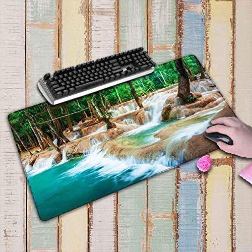 DHSBD Muismat Antislip Laptop Pc Muizen Pad Liggend Patroon Groot Toetsenbord Muismat Kantoor Tafelmatten 1000X500X3Mm