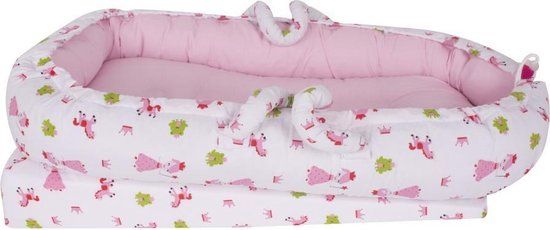 Cabino Sevi Line By - Anti-reflux Babynest - Prinses - Roze