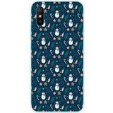 1001 coques Xiaomi Sneeuwman siliconen hoesje compatibel met Xiaomi Redmi 9A, Xiaomi Redmi 9AT, Xiaomi Redmi 9i