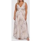 Guess by Marciano GUESS Verity Bustier Long Snow Lynx Taille: 40 | Robes longues Outlet | Femme | Blanche