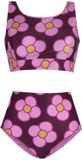Regatta Orla Kiely Reversible zwemset voor dames - Gebloemd - Roos - Mouwloos - 2 stuk(s)
