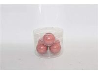 Twee Esse ballen, antieke roze parels, 8 cm, 8 stuks