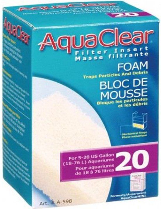 AquaClear 20 Foamex Filter Pad