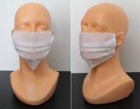 Merkloos 3-laags Beschermend Mondkapje - Wit, Katoen & Non-woven