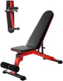 Latios Banc d'entraînement - Banc de fitness et d'abdominaux réglable - Capacité de charge 544 kg - Pliable
