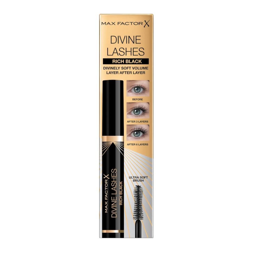 Max Factor Divine Lashes Mascara - 001 Rich Black - 8ml