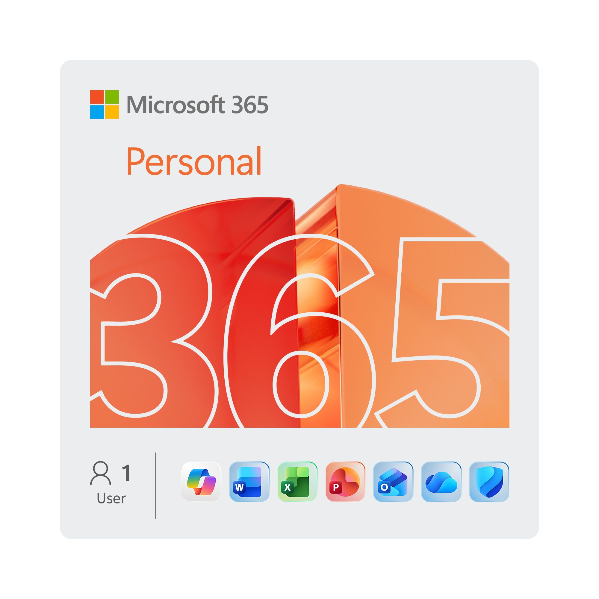 Microsoft Office 365 Personal - 1 User - 1 Year - Multilingual