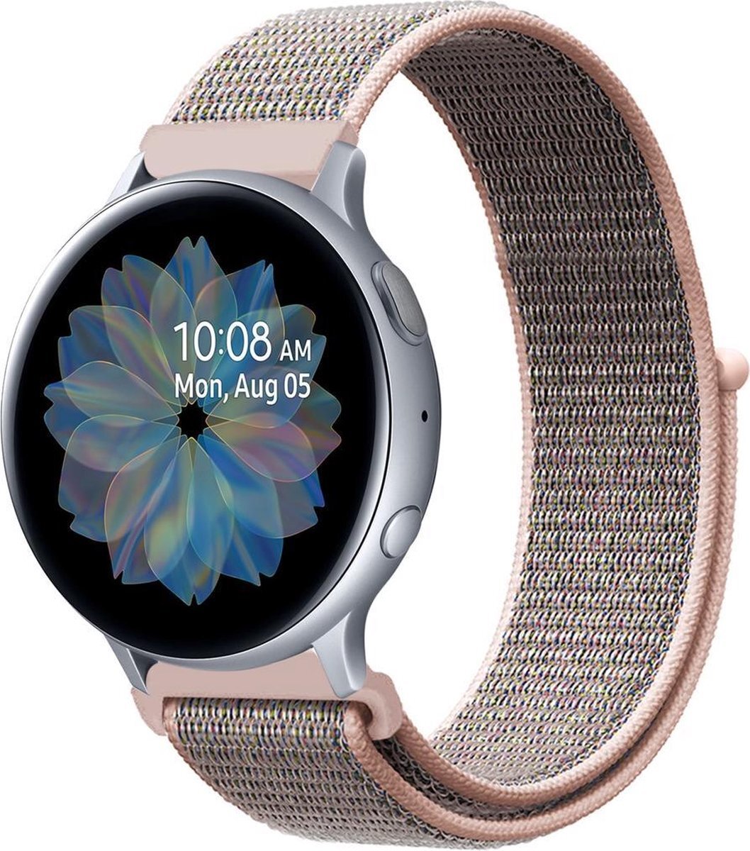 imoshion bandje voor Samsung Galaxy Watch 40/42mm / Active 2 42/44mm - Roze / Grijs