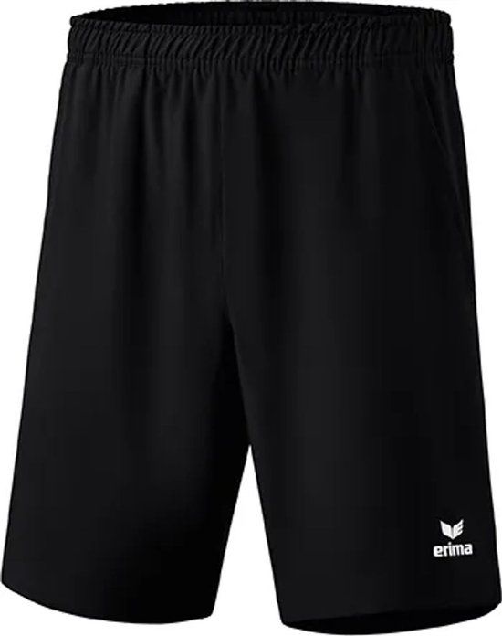 Erima Tennisshort Kinderen - Zwart - Maat 152