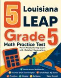 5 Libri GmbH 5 Louisiana LEAP Grade 5 Math Practice Tests