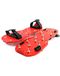 QWORK® 1 paar genagelde schoenen Professioneel, genagelde dekvloerschoenen met 25 mm spikes, perfect voor epoxyvloeren, coatings, bekleding, rode kleur